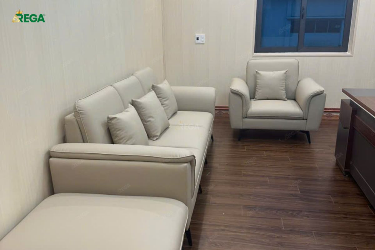 Thi công nội thất văn phòng TTL COPIER VIỆT NAM Sofa văn phòng phù hợp không gian tiếp khách doanh nghiệp