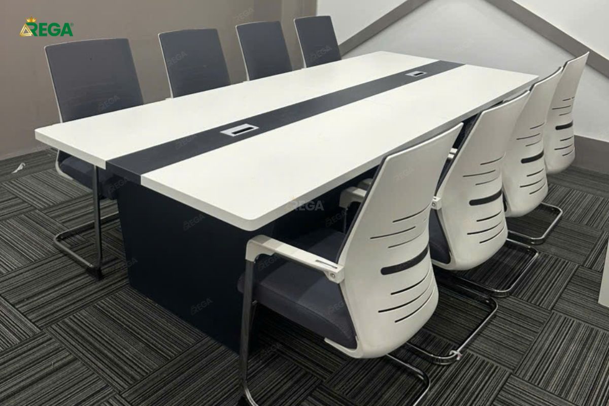 Rega Thi công nội thất Harang & Modernart furniture Ghế phòng họp êm ái, hỗ trợ tư thế ngồi lâu.