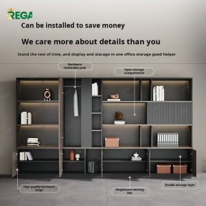 Không gian văn phòng chuyên nghiệp với tủ giám đốc RT-G133.