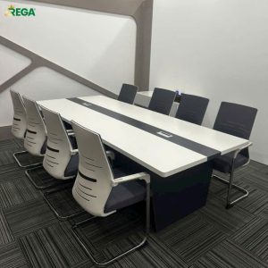 Bàn họp chân chéo 2m4 REGA RH-L711 hiện đại