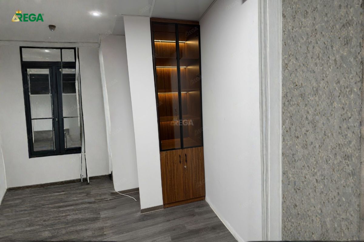 Rega thi công văn phòng công ty Âu Lạc Company Hệ Tủ Kệ Trưng Bày Văn Phòng Doanh Nghiệp Âu Lạc
