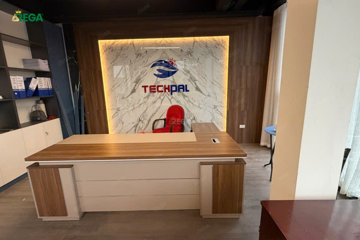 Nội thất văn phòng Techpal do Rega thi công