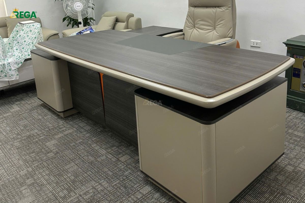 Rega thi công nội thất công ty PT HUB Bàn Giám Đốc Nhập Khẩu Văn Phòng PT HUB
