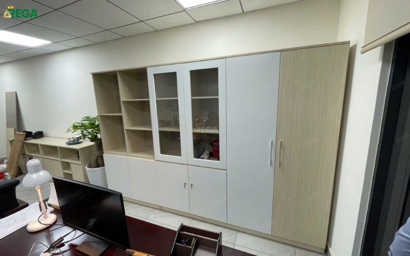 Rega lắp đặt văn phòng PSD Group Hệ tủ tài liệu văn phòng PSD do Rega thi công