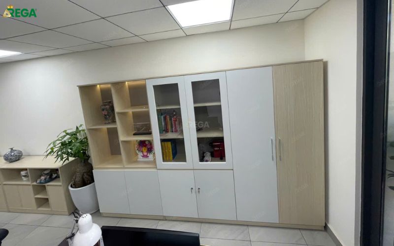 Rega lắp đặt văn phòng PSD Group văn phòng PSD Group được REGA thiết kế đồng bộ và chuyên nghiệp