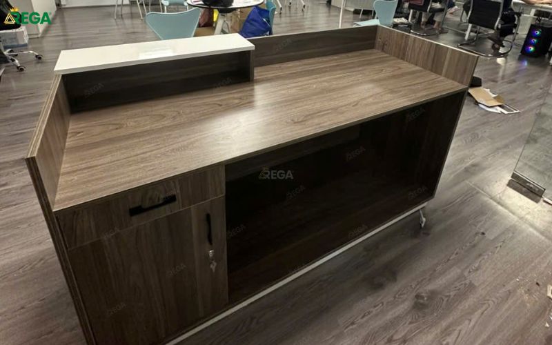 Rega hoàn thiện nội thất cho Sanlian Việt Nam Quầy tiếp đón khách tại Sanlian Việt Nam