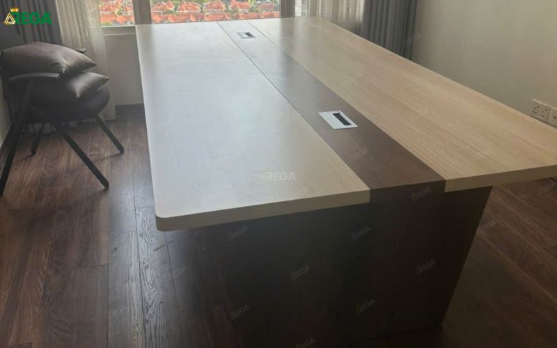 Rega thi công văn phòng 3S Toàn Cầu Rega hoàn thiện bàn họp cho 3S Toàn Cầu