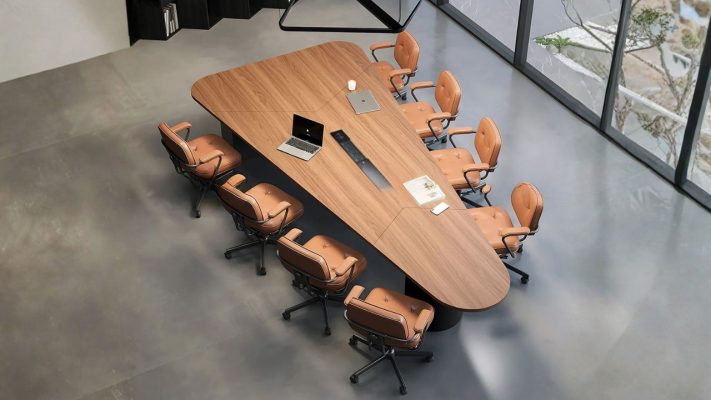 15+ Mẫu bàn họp có ổ điện đẹp, tiện ích cho văn phòng Bàn họp có ổ điện tăng tính hiện đại cho văn phòng