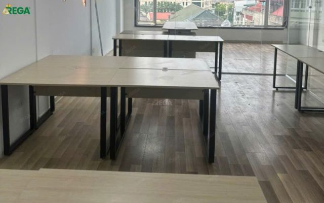 Rega hoàn thiện nội thất văn phòng công ty YSMART Bàn nhân viên thiết kế hiện đại Rega lắp đặt tại YSMART