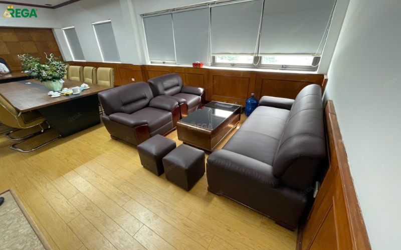 Rega thi công văn phòng công ty Thương Mại Điện Ngọc Mỹ Sofa hiện đại cho văn phòng Điện Ngọc Mỹ