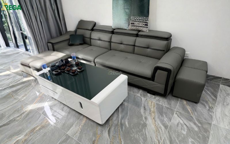 Sofa hiện đại Rega lắp đặt cho văn phòng Hải Phát