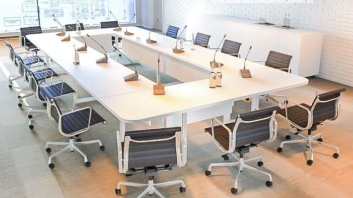 Top 15+ Mẫu Bàn Họp 20 Người Đẹp, Hiện Đại Bàn họp 20 người kết cấu mở linh hoạt