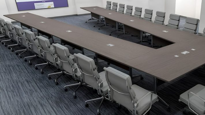 15+ Mẫu bàn họp chữ u hiện đại, đẹp tối ưu không gian Nên chọn mẫu bàn họp chữ U có ổ cắm điện