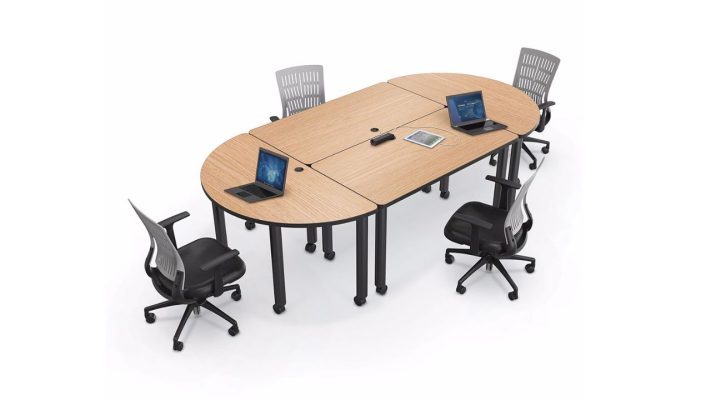 7 Mẫu bàn họp lắp ghép hiện đại, linh hoạt cho văn phòng Chọn bàn họp kích thước phù hợp với không gian văn phòng