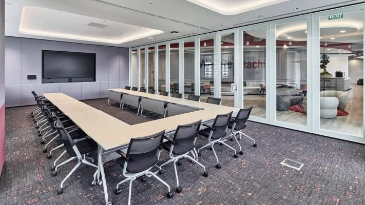 Cách sắp xếp ghế quanh bàn họp khoa học, tối ưu Phong thủy cũng ảnh hưởng lớn đến cách sắp xếp ghế quanh bàn họp