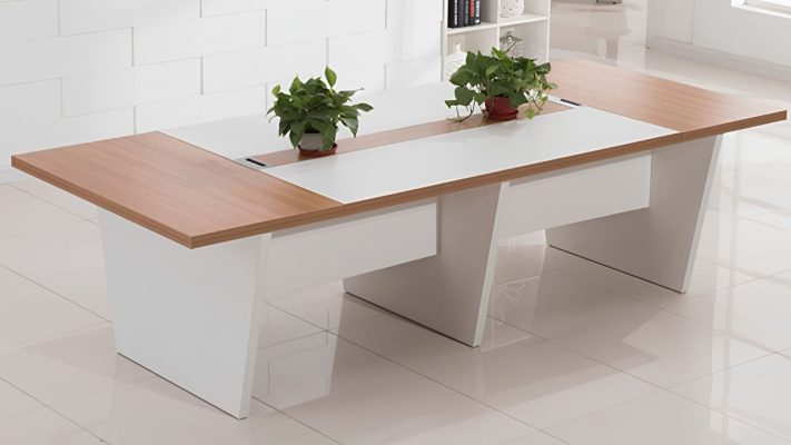 15+ Mẫu Bàn Họp Vát Chân Gỗ Chữ V Đẹp, Hiện Đại Chọn bàn họp vát chân gỗ chữ v kích thước phù hợp