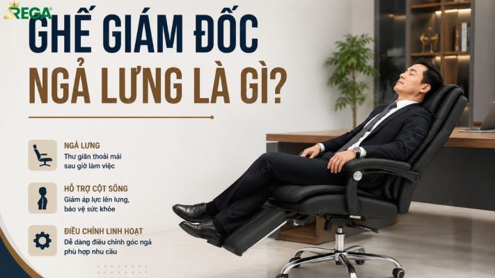 Ghế Giám Đốc Ngả Lưng: Giải Pháp Tối Ưu Cho Sức Khỏe Mẫu ghế giám đốc có cơ chế điều chỉnh ngả lưng linh hoạt