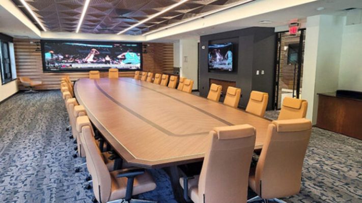 Kích Thước Bàn Họp Chuẩn Cho 6, 8, 10, 12, 15, 20, 30 Người Bàn họp 20 người dành cho phòng họp lớn hiện đại