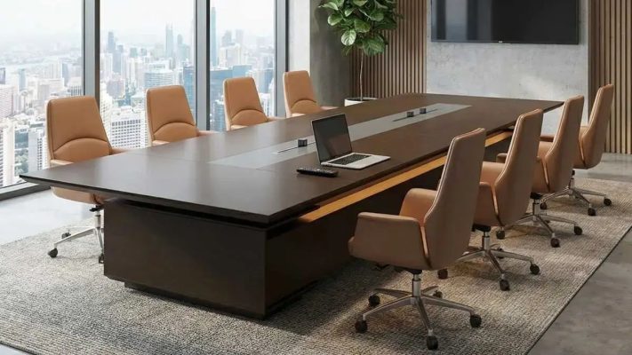 Kích Thước Bàn Họp Chuẩn Cho 6, 8, 10, 12, 15, 20, 30 Người Kích thước bàn họp cho 6–8 người phù hợp phòng họp nhỏ