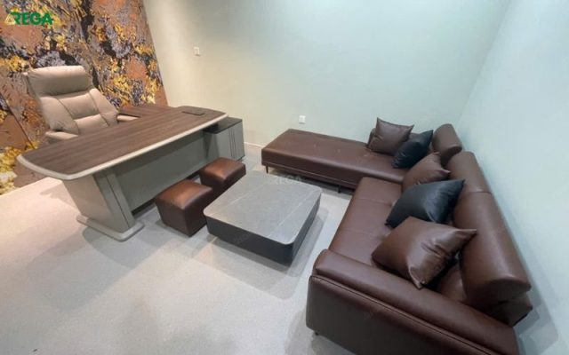  Bộ sofa da văn phòng hiện đại công ty Simplifed Technology Rega lắp đặt