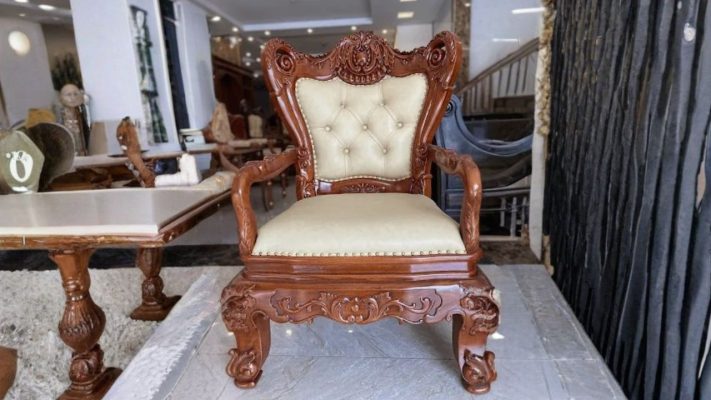 Top 10+ Mẫu Ghế Giám Đốc Gỗ Hương Đẹp, Cao Cấp 2026 Thiết kế ghế từ gỗ hương với đường vân tự nhiên nổi bật