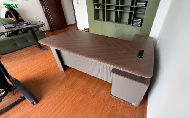Rega thi công nội thất văn phòng Tập Đoàn Phú Sơn Không gian phòng giám đốc Tập Đoàn Phú Sơn Rega thi công