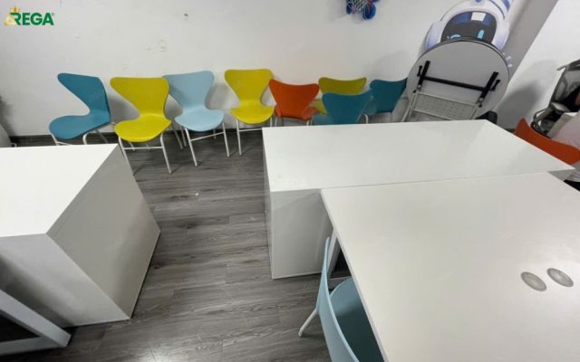 Rega thi công nội thất văn phòng Đức Tín Quảng Ninh Khu vực làm việc nhân viên văn phòng Đức Tín do Rega thi công