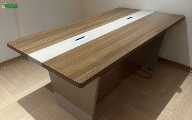 Rega thi công nội thất văn phòng VCN Hà Nội Hạng mục bàn họp trong dự án nội thất Rea thi công cho VCN Hà Nội